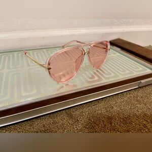 Pink Aviator Sunglasses